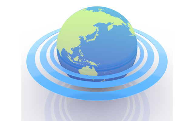 Earth-Smartphone / Illustration / Application / Photo / Free Material / Mobile / Photo / Server / Net