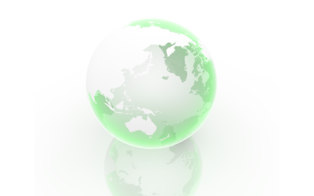 Green Earth-Smartphone / Illustration / Application / Photo / Free Material / Mobile / Photo / Server / Net