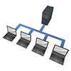 Server system-Internet | Mobile | Free illustration material