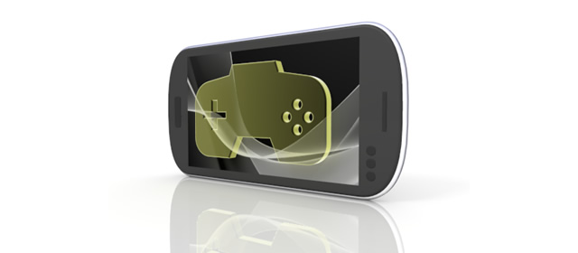 Mobile device game / controller-Smartphone / Illustration / Application / Photo / Free material / Mobile / Photo / Server / Net