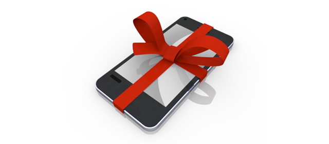 プレゼント - スマートフォン - スマホ / イラスト / アプリケーション / 写真 / フリー素材 / モバイル / フォト / サーバー / ネット