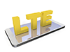 LTE ｜ Line speed ｜ Network --Internet ｜ Mobile ｜ Free illustration material
