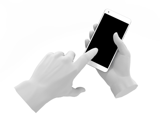 Touch Feel ｜ Display ｜ Latest Mobile --Smartphone / Illustration / Application / Photo / Free Material / Mobile / Photo / Server / Net